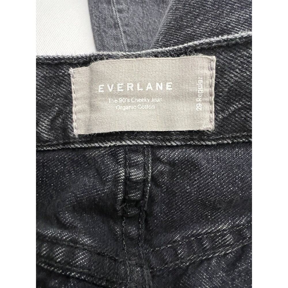 Everlane The 90s Cheeky Jean Organic Cotton Black Button Fly - Picture 7 of 16